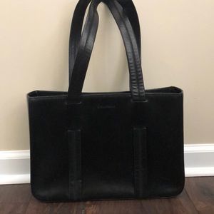 Cole Haan black leather purse EUC